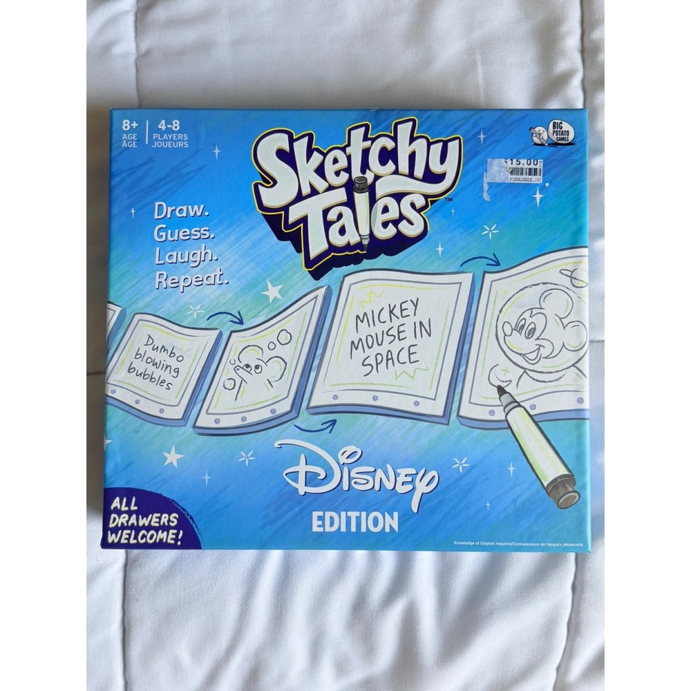 BRAND NEW Disney Sketchy Tales, The Magical Disney Drawing Game -